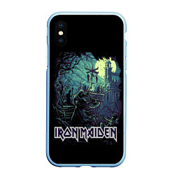 Чехол iPhone XS Max матовый IRON MAIDEN