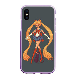 Чехол iPhone XS Max матовый Sailor Moon Сейлор Мун