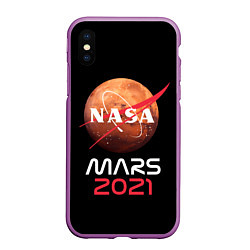 Чехол iPhone XS Max матовый NASA Perseverance