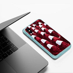 Чехол iPhone XS Max матовый Рассказ Служанки, цвет: 3D-мятный — фото 2