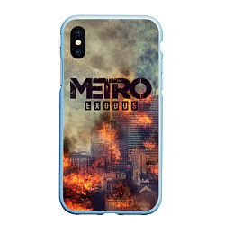 Чехол iPhone XS Max матовый Metro Exodus