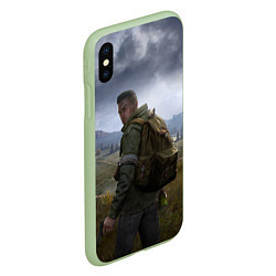 Чехол iPhone XS Max матовый DAYZ POSTER ДЕЙЗИ ПОСТЕР Z, цвет: 3D-салатовый — фото 2