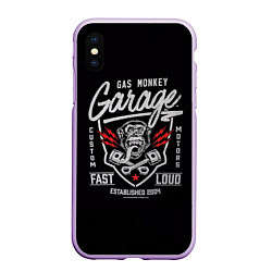 Чехол iPhone XS Max матовый Gas Monkey Garage