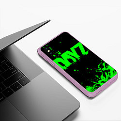 Чехол iPhone XS Max матовый Dayz, цвет: 3D-сиреневый — фото 2