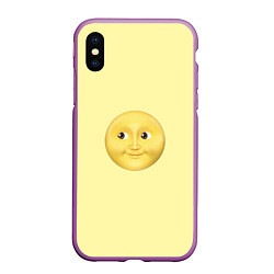 Чехол iPhone XS Max матовый Светлая луна