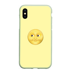 Чехол iPhone XS Max матовый Светлая луна