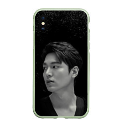 Чехол iPhone XS Max матовый Ли Мин Хо Lee Min Ho, цвет: 3D-салатовый