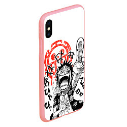 Чехол iPhone XS Max матовый One Piece, цвет: 3D-баблгам — фото 2
