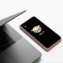 Чехол iPhone XS Max матовый Dokkaebi Rainbow Six Арт 02, цвет: 3D-коричневый — фото 2