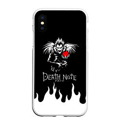 Чехол iPhone XS Max матовый DEATH NOTE ТЕТРАДЬ СМЕРТИ