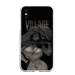 Чехол iPhone XS Max матовый VILLAGE resident evil, цвет: 3D-белый