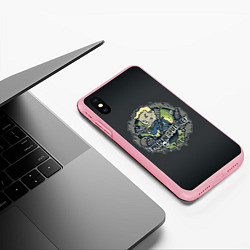 Чехол iPhone XS Max матовый Voultboy, цвет: 3D-баблгам — фото 2