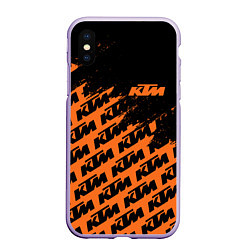 Чехол iPhone XS Max матовый KTM КТМ