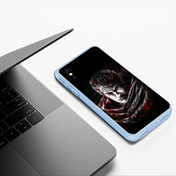 Чехол iPhone XS Max матовый BERSERK БЕРСЕРК, цвет: 3D-голубой — фото 2