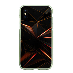 Чехол iPhone XS Max матовый Геометрическая Абстракция