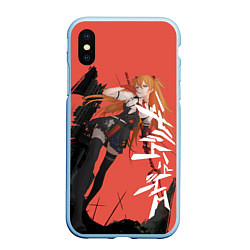 Чехол iPhone XS Max матовый Evangelion Asuka Langley