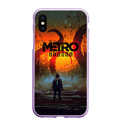 Чехол iPhone XS Max матовый Metro Exodus