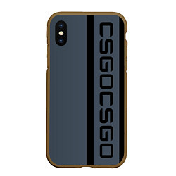 Чехол iPhone XS Max матовый CSGO