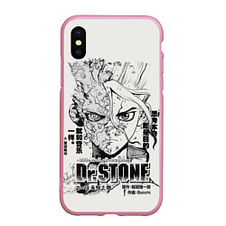 Чехол iPhone XS Max матовый Dr Stone Senkuu