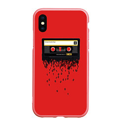 Чехол iPhone XS Max матовый The death of the cassette tape, цвет: 3D-баблгам