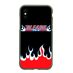 Чехол iPhone XS Max матовый BLEACH FLAME БЛИЧ ПЛАМЯ