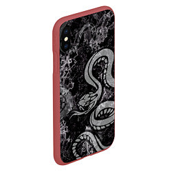 Чехол iPhone XS Max матовый COBRA RAGE, цвет: 3D-красный — фото 2