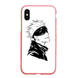 Чехол iPhone XS Max матовый Smile Jujutsu kai