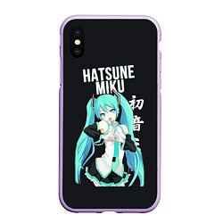 Чехол iPhone XS Max матовый Hatsune Miku Хацунэ Мику