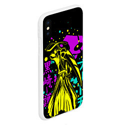 Чехол iPhone XS Max матовый Neon Ichigo, Bleach, цвет: 3D-белый — фото 2