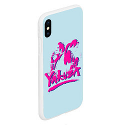 Чехол iPhone XS Max матовый Yakuza Dragon, цвет: 3D-белый — фото 2