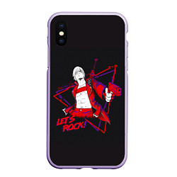 Чехол iPhone XS Max матовый Lets Rock DMC