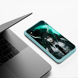 Чехол iPhone XS Max матовый Ulquiorra Schiffer Bleach, цвет: 3D-мятный — фото 2