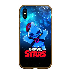 Чехол iPhone XS Max матовый Сквик Squeak Brawl Stars