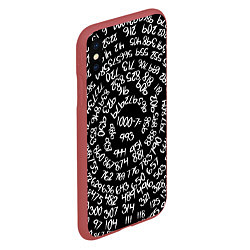 Чехол iPhone XS Max матовый 1000-7, цвет: 3D-красный — фото 2