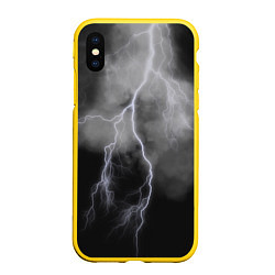 Чехол iPhone XS Max матовый Гроза