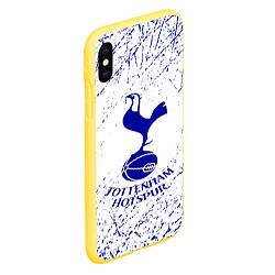 Чехол iPhone XS Max матовый Tottenham, цвет: 3D-желтый — фото 2