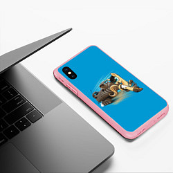 Чехол iPhone XS Max матовый My liitle Pony x Mad Max, цвет: 3D-баблгам — фото 2