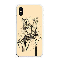 Чехол iPhone XS Max матовый Kitsune Tomoe