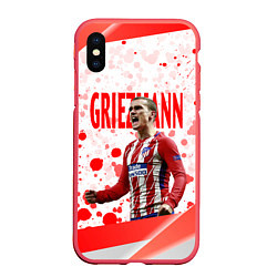 Чехол iPhone XS Max матовый Антуан Гризманн Antoine Griezmann спина Z