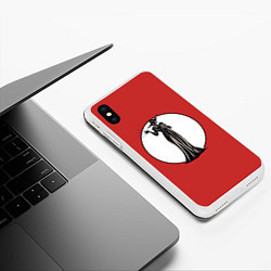 Чехол iPhone XS Max матовый Альсина Димитреску, цвет: 3D-белый — фото 2
