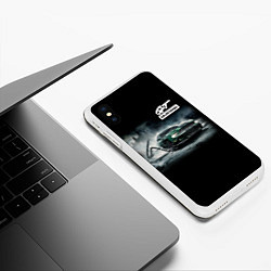 Чехол iPhone XS Max матовый Ford mustang, цвет: 3D-белый — фото 2