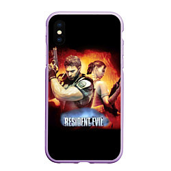 Чехол iPhone XS Max матовый Resident Evil Рэдфилд