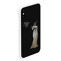 Чехол iPhone XS Max матовый Big Vampire Lady, цвет: 3D-белый — фото 2