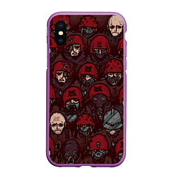 Чехол iPhone XS Max матовый BLOODPACT