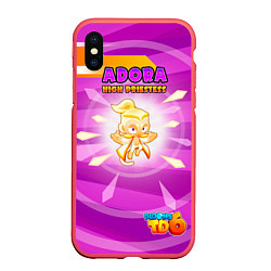 Чехол iPhone XS Max матовый BTD6 Adora