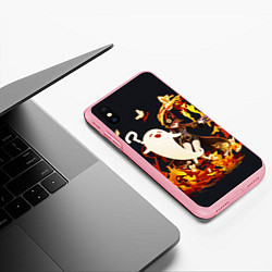 Чехол iPhone XS Max матовый GENSHIN IMPACT HU TAO, цвет: 3D-баблгам — фото 2