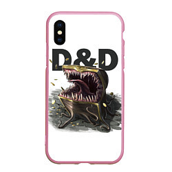 Чехол iPhone XS Max матовый D&D Мимик-сундук ДнД