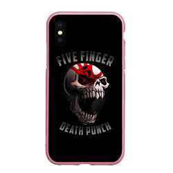 Чехол iPhone XS Max матовый Five Finger Death Punch 5FDP