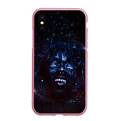 Чехол iPhone XS Max матовый XXXtentacion, цвет: 3D-розовый