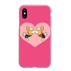 Чехол iPhone XS Max матовый Sweet Isabelle, цвет: 3D-розовый